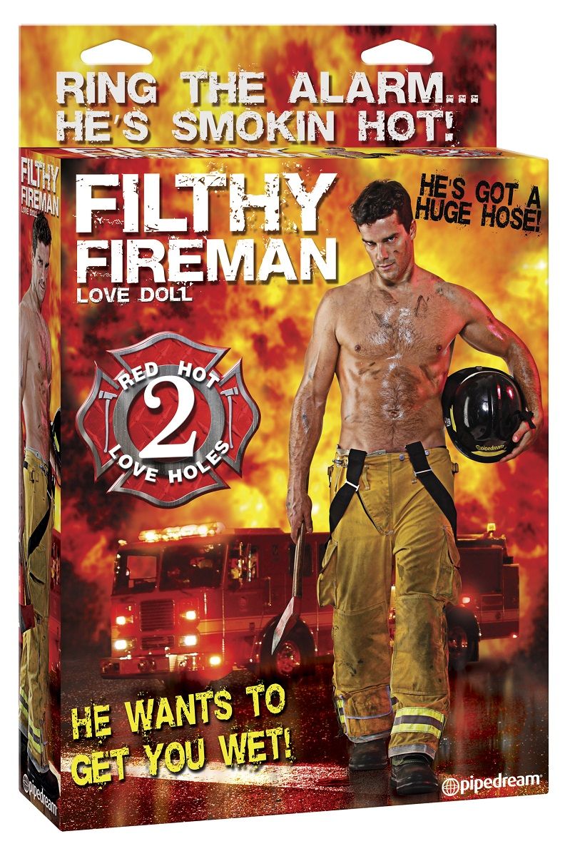 ЛИЛИТ.рф ❤ Надувная секс-кукла пожарник Filthy Fireman Love Doll